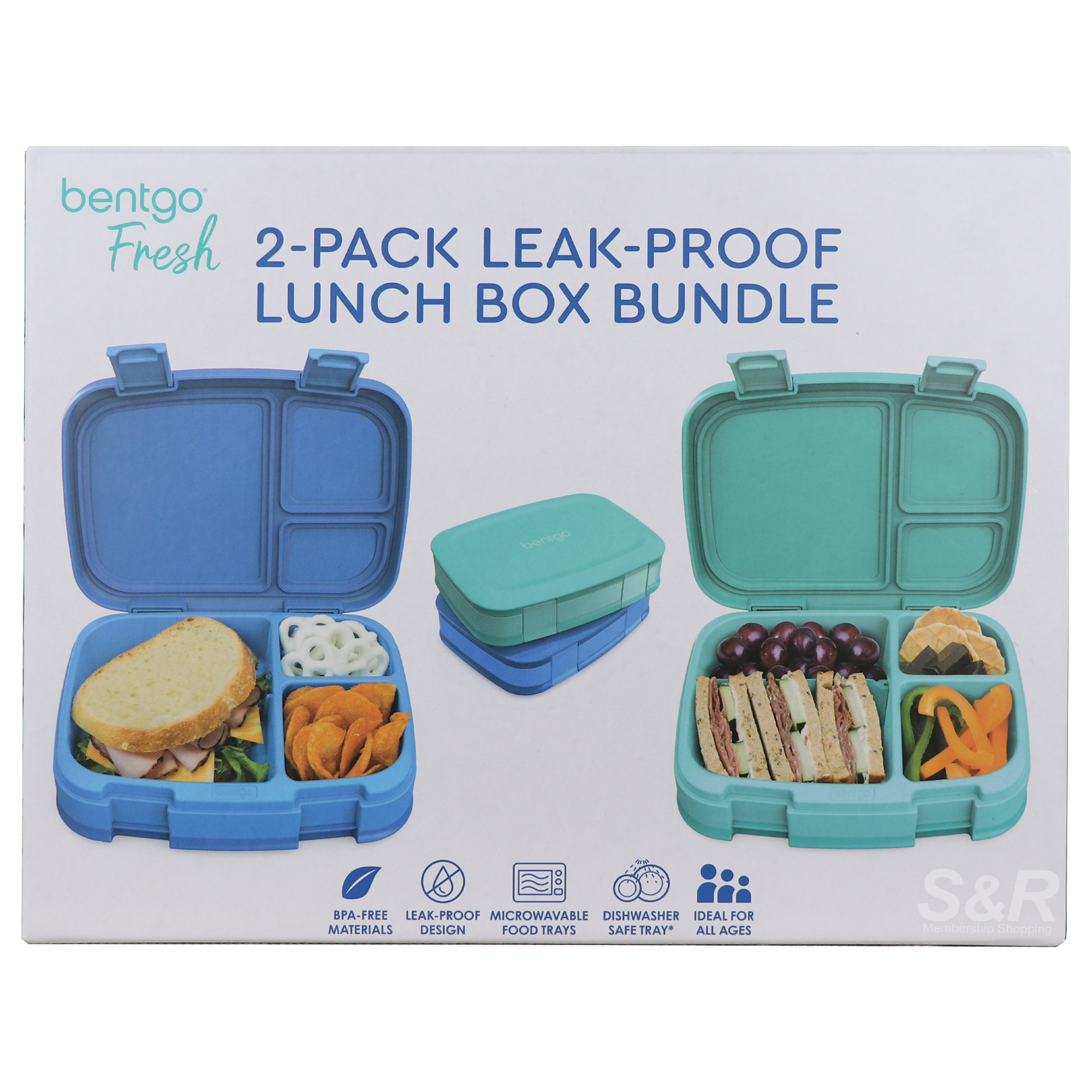 Bentgo Fresh 2-Pack Leak-Proof Lunch Box Bundle Bentgo Fresh 2-Pack Leak-Proof Lunch Box Bundle